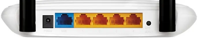 gniazda LAN WAN rutera tplink