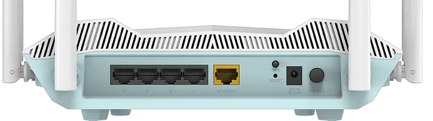 gniazda LAN WAN rutera dlink