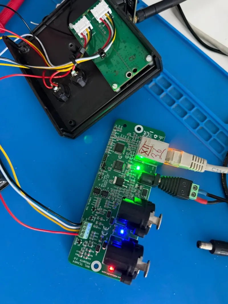 modul radiowy podłączony do promyk 3.60