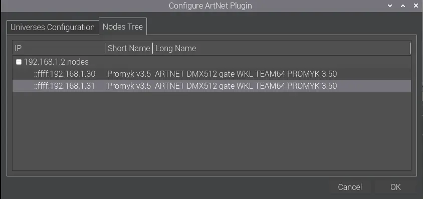 config www